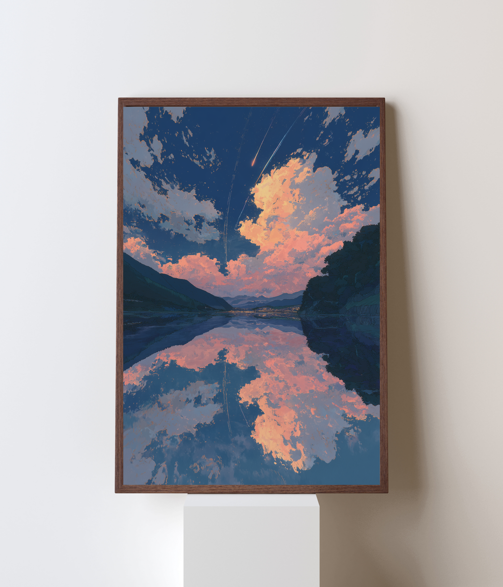 Meteorite Over the Lake - Your Name