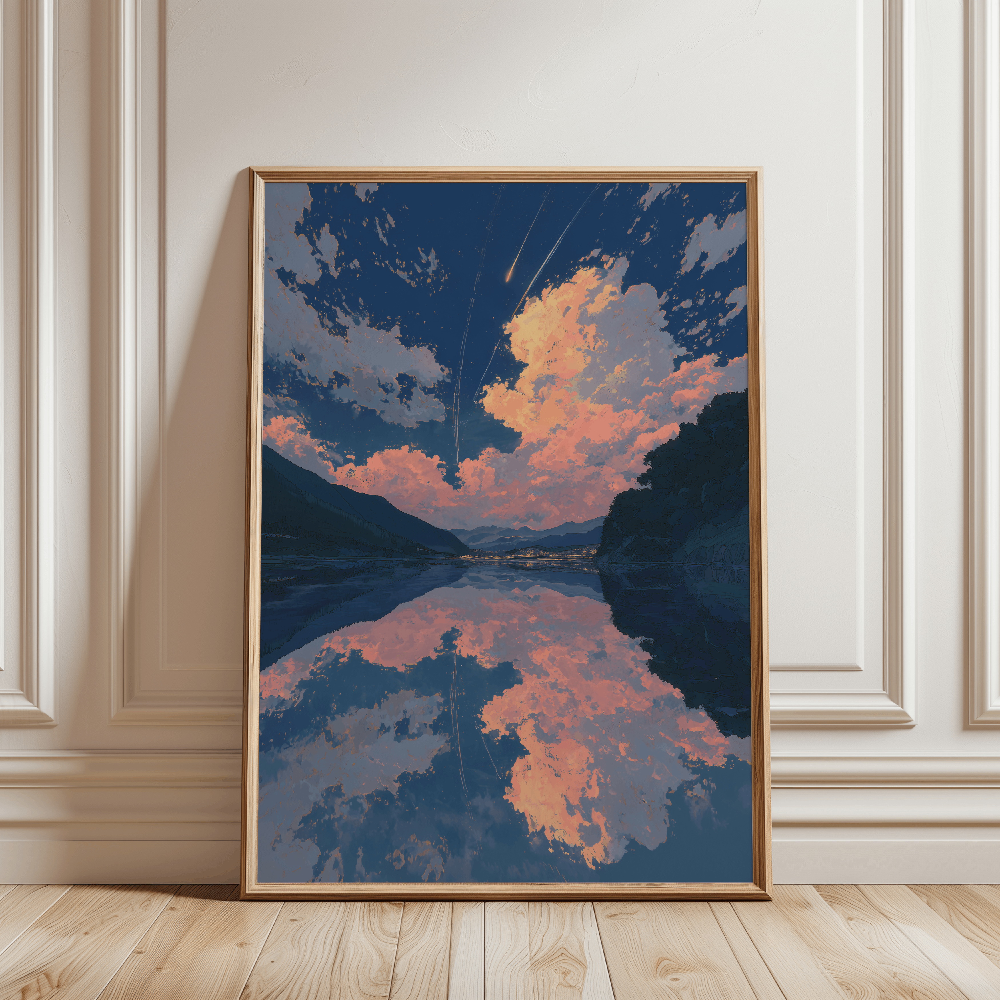 Meteorite Over the Lake - Your Name